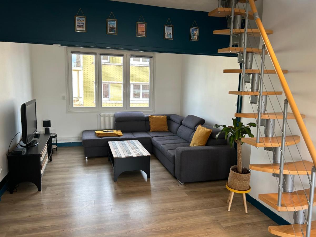 Duplex Lumineux Entre Plage Et Centre-Ville Dunkierka Zewnętrze zdjęcie