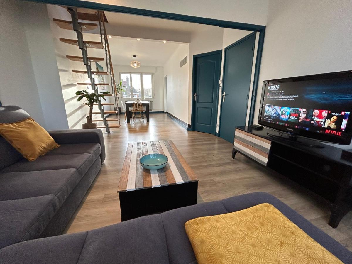 Duplex Lumineux Entre Plage Et Centre-Ville Dunkierka Zewnętrze zdjęcie